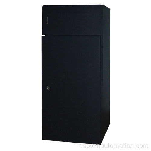 Gabinete alto de metal negro